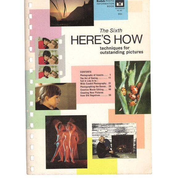 Vintage Kodak Here's How Photo Information Books Lot of 4 - Picture 5 of 8